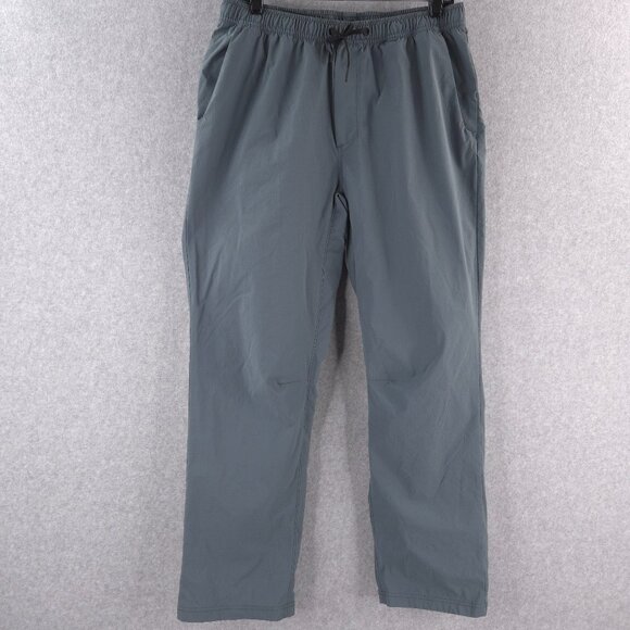 Mountain Hardwear Pants Mens XL Green Active Hiking Stretch Elastic Waist Nylon - Picture 1 of 11